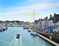 Enjoy a glass of wine at Artists Harbour View 2; Weymouth; Dorset