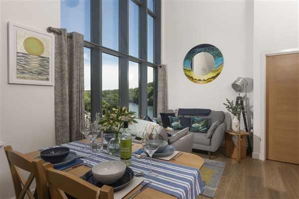 Fowey Belvedere, River View Penthouse Apartment, Fowey, Cornwall