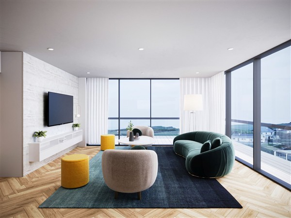The Penthouse, Oasis Sands, Porth, Cornwall