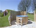 Relax in a Hot Tub at Wabbit Hobbit House, The Little Shire; Radstock; Somerset