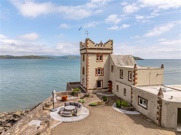 Balcary Tower in Kirkcudbrightshire