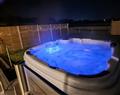 Relax in your Hot Tub with a glass of wine at Belvedere; Dorset