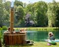 Enjoy your time in a Hot Tub at Canvas hideaway with en-suite shower at Upper Shadymoor Farm; Shrewsbury; Shropshire
