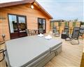 Relax in a Hot Tub at Castle View Lodge; ; Scropton near Hatton