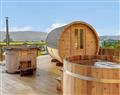 Relax in your Hot Tub with a glass of wine at Cherish Glamping - West Shaw Cote Cottage; North Yorkshire