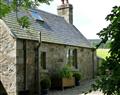 Relax in your Hot Tub with a glass of wine at Clover Cottage; Perthshire