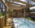 Relax in your Hot Tub with a glass of wine at Elm Lodge; ; Nr Watchet