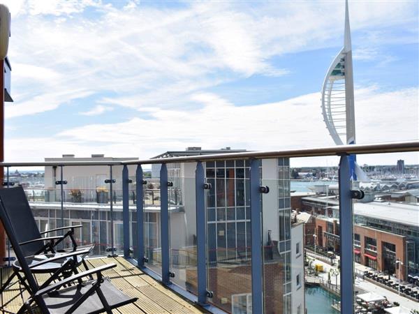 Gunwharf Quays Apartments - The Two Bedroom Balcony View B in Gunwharf Quays, near Portsmouth, Hampshire