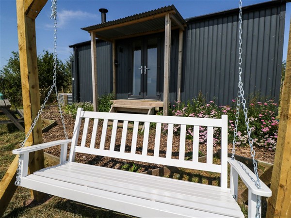 Hares Hideaway Shepherd's Hut in Devon