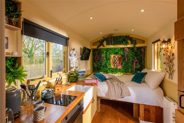 Hillside View Shepherd’s Hut in Worcestershire