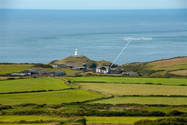 Lighthouse Watch in Strumble Head, near Pembrokeshire coast, Pembrokeshire, Dyfed
