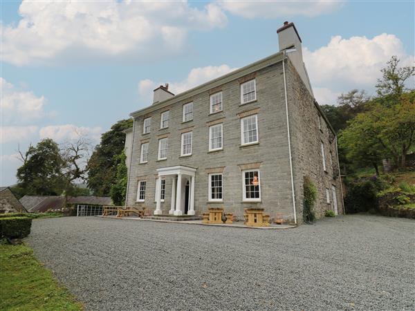 Llwynderw Hall in Abergwesyn near Llanwrtyd Wells, Powys