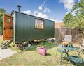 Lay in a Hot Tub at Longwool Shepherds Huts - The Nuthatch; Lincolnshire