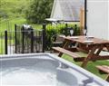 Hot Tub at Maesydderwen Holiday Cottages - Kingfisher; Dyfed