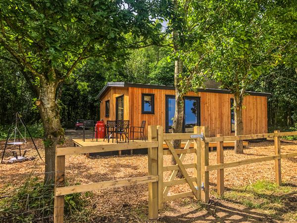 Oak Lodge in Tranwell Woods near Morpeth, Northumberland