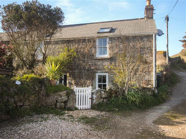 Rose Cottage in Lower Bostraze near St Just, Cornwall