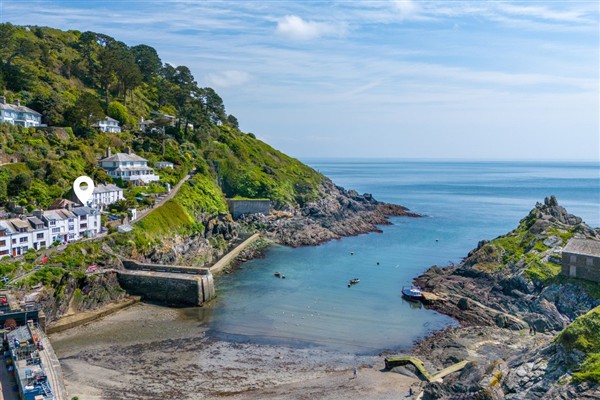 Seaside in Polperro, Cornwall