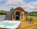 Relax in your Hot Tub with a glass of wine at Seren; ; Llandrindod Wells
