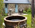 Relax in your Hot Tub with a glass of wine at The Byre; Preseli Hills; Pembrokeshire