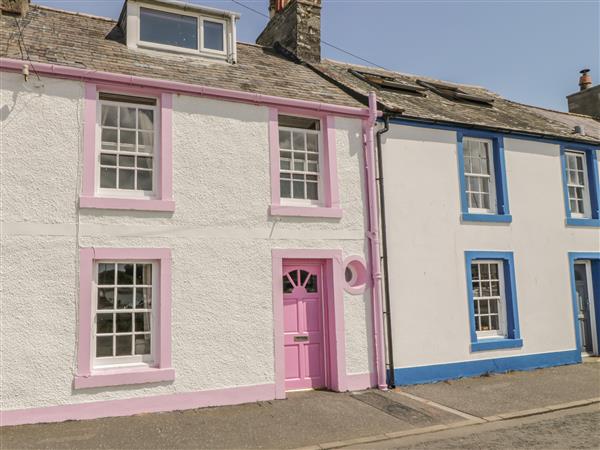 The Pink House in Isle of Whithorn, Wigtownshire