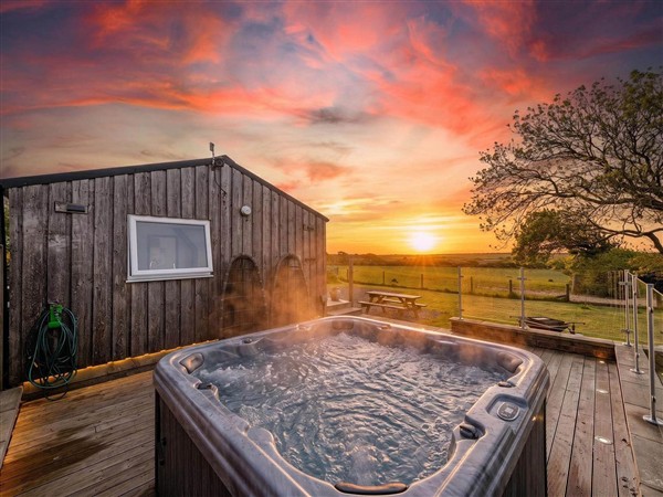 The lodge at Plumstone View in Dyfed