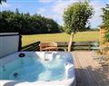 Relax in your Hot Tub with a glass of wine at Trebor; Dumfriesshire