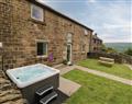 Relax in your Hot Tub with a glass of wine at Upper House Barn; ; Dobcross near Delph