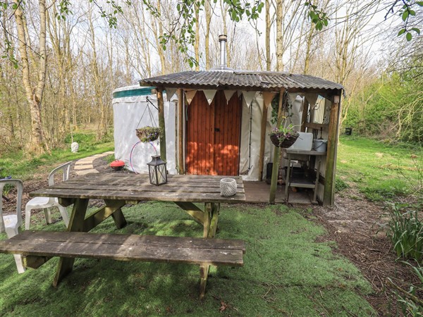 Willow Yurt in Cumbria