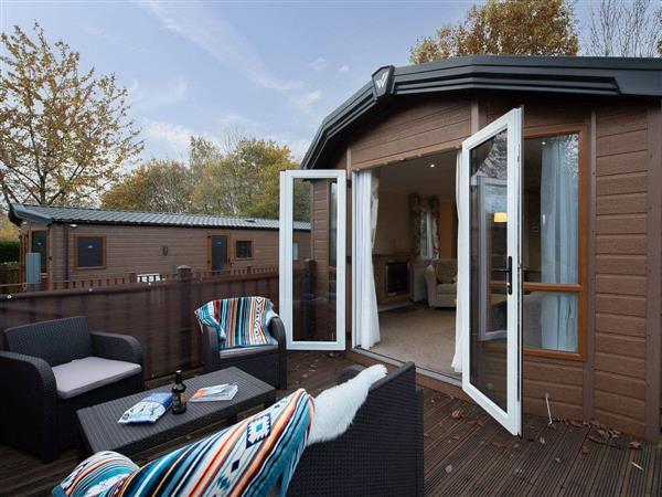 Winchester Lodge at Daisy Bank Caravan Park in Powys